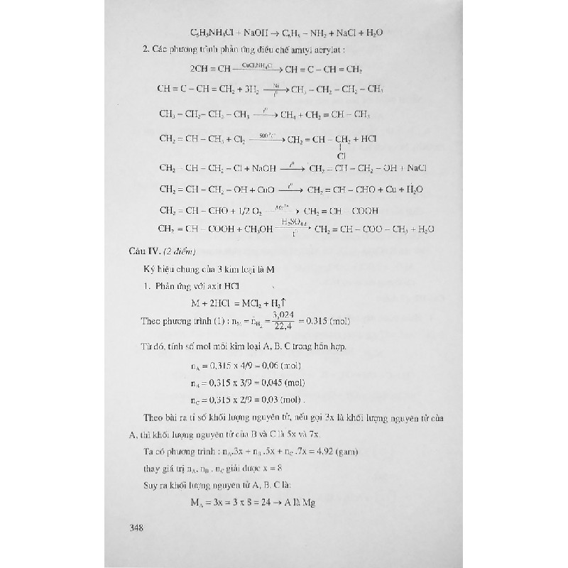 Giới thiệu Đề thi tuyển sinh vào Đại học và Cao đẳng toàn quốc môn Hóa học 11505