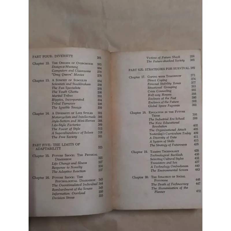 Future Shock	- Alvin Toffler 1006213