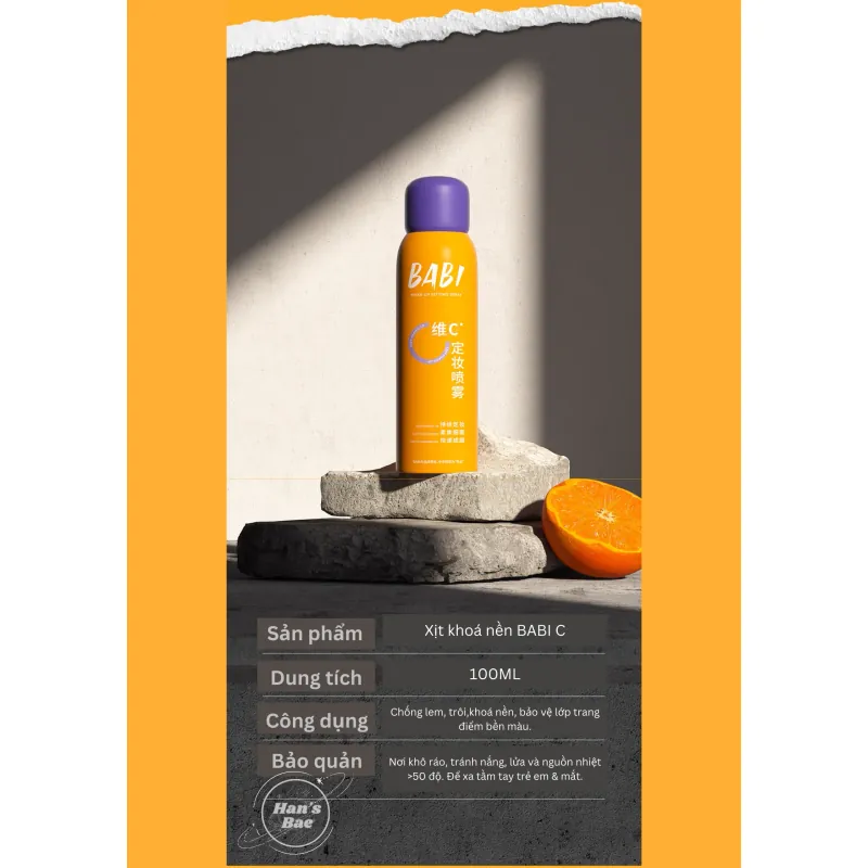 Xịt Khoá nền BABI Hot Douyin new 100% 957761