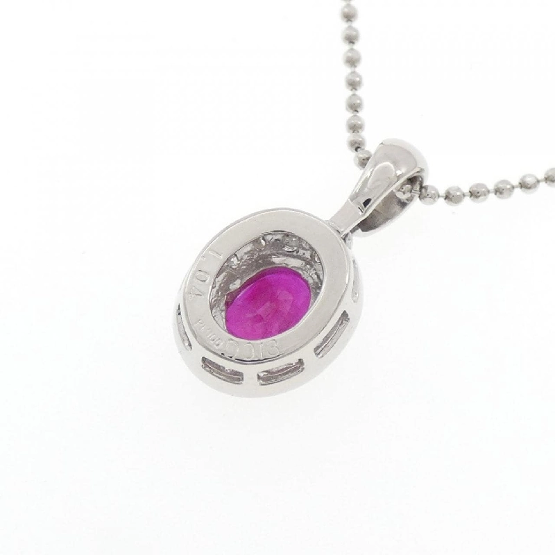 Dây chuyền ruby PT900/PT850 1.04CT - Hàng hiệu Authentic 857569