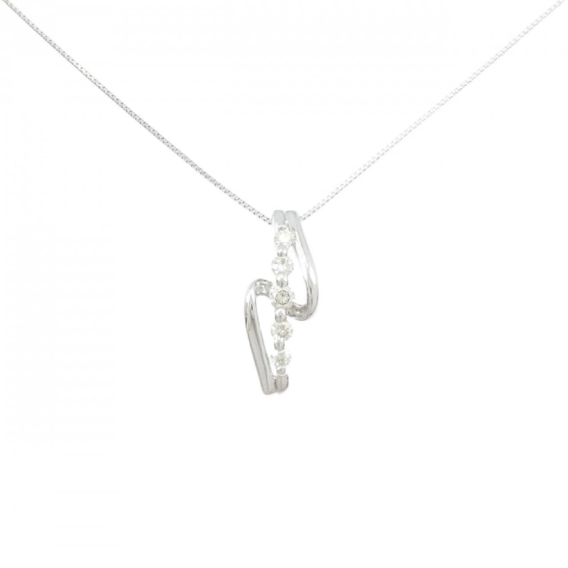 K18WG Dây chuyền kim cương 0.20CT - Hàng hiệu Chính hãng 856420