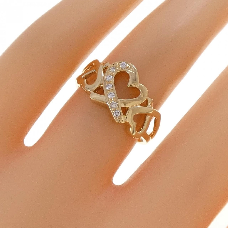 Nhẫn kim cương hình trái tim K18YG 0.05CT - Hàng hiệu Chính hãng 854148