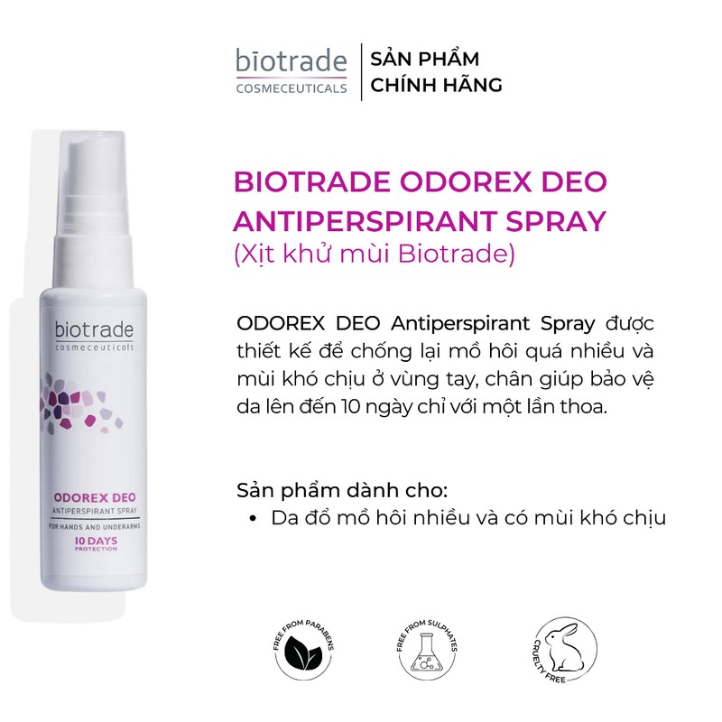 Lăn Khử Mùi Biotrade Odorex Biotrade 40ml - Ry Store 186706