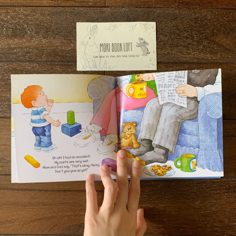 Sách tranh tiếng anh The Potty Book for Boys, Used, Bìa cứng 478669