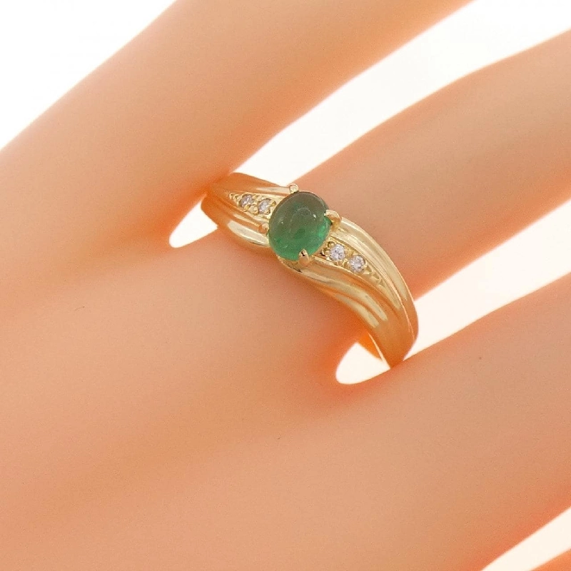 Nhẫn Emerald K18YG 0.39CT - Hàng hiệu Chính hãng 847319