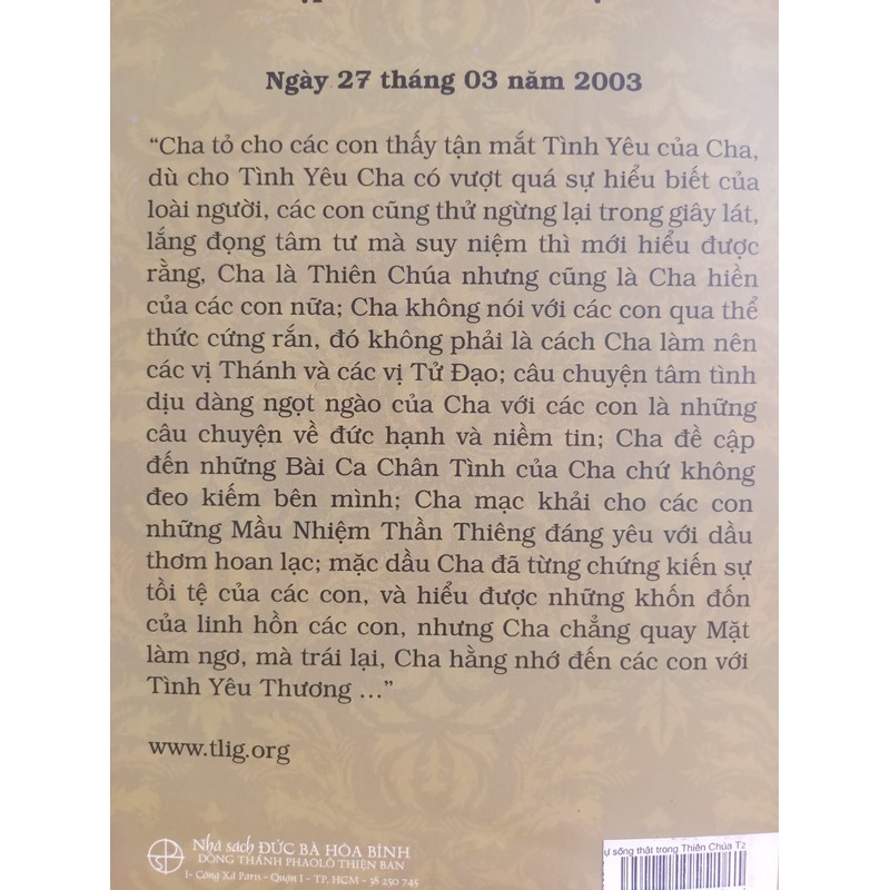 Sự Sống Thật Trong Thiên Chúa - Quyển Hai 1988 ~ 1989 183341