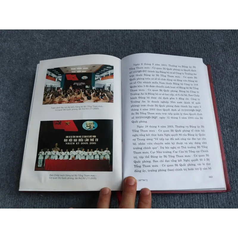 LỊCH SỬ ĐẢNG BỘ BỘ TỔNG THAM MƯU CƠ QUAN BỘ QUỐC PHÒNG (1945 - 2005) TẬP II 694816