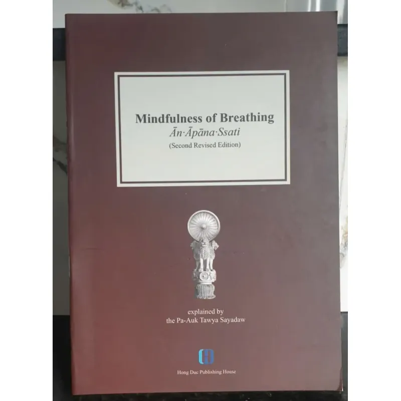 Chánh niệm hơi thở - Mindfulness Of Breathing - sách tiếng Anh 958239