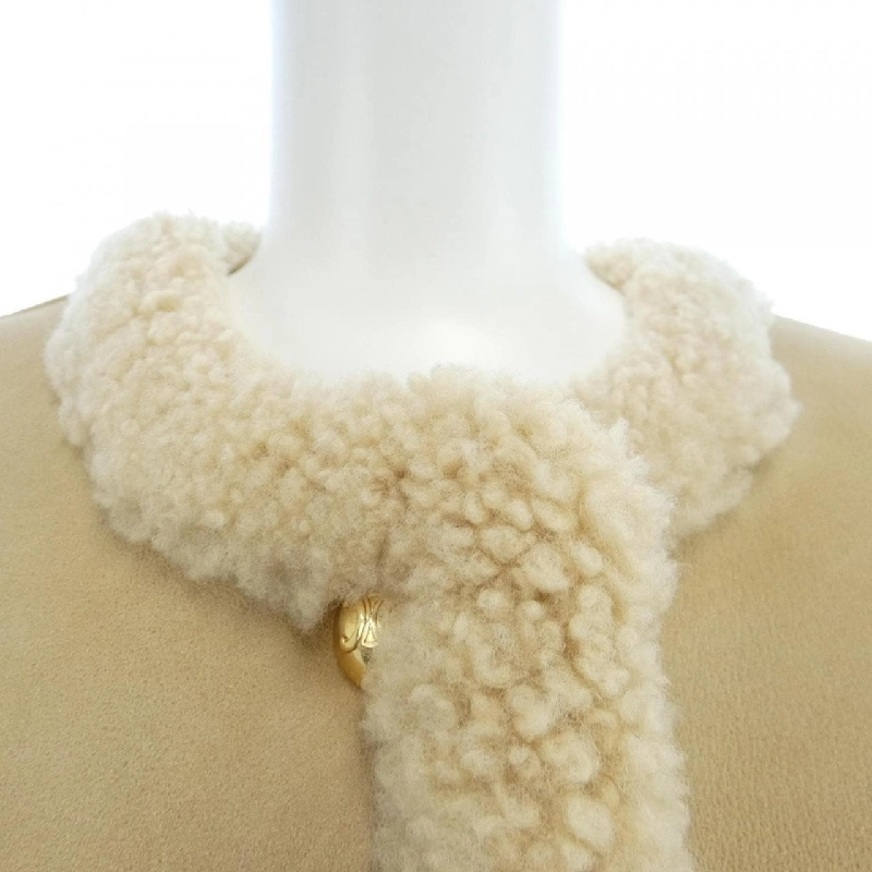 Celine CELINE Áo khoác lông cừu TRIOMPHE 2F457274T 631374