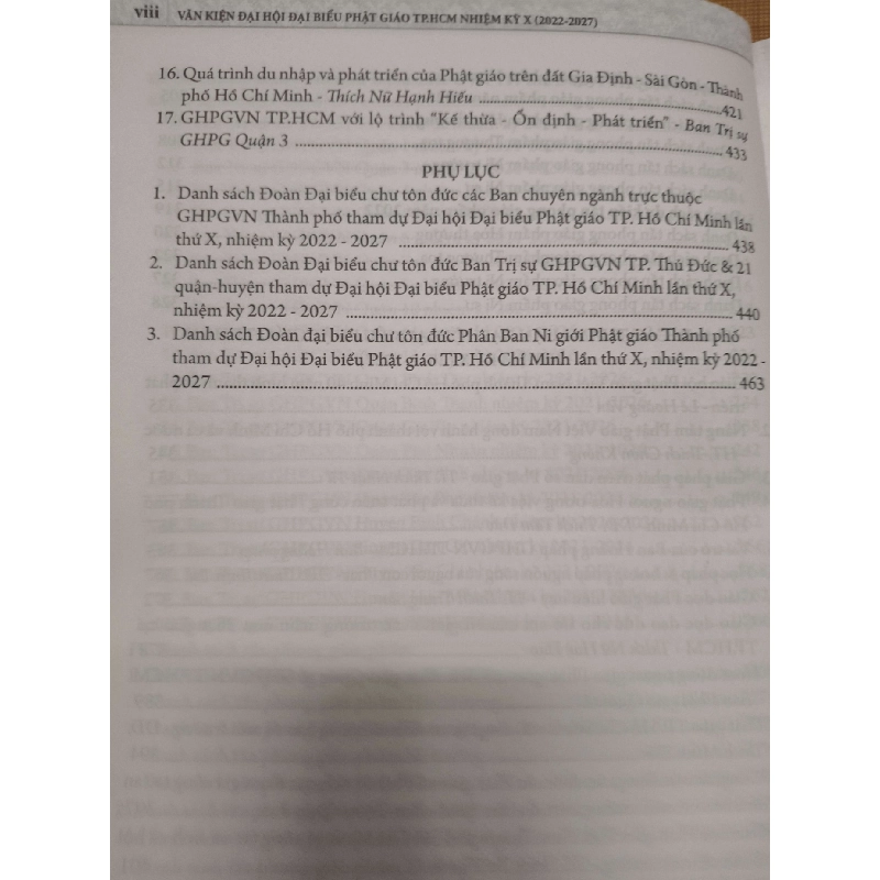 Văn kiện ĐHĐBPGTPHCM nhiệm kỳ X -  202x - 464 trang TÂM LINH - TÔN GIÁO - THIỀN ANTQ2012-209 923558