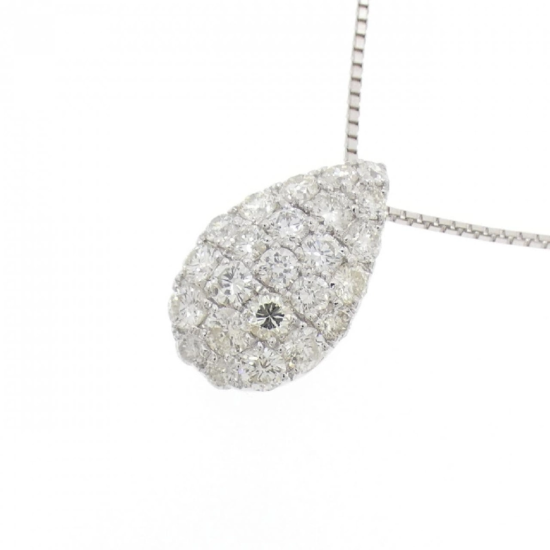 K18WG Dây chuyền kim cương - Hàng hiệu Authentic 856173