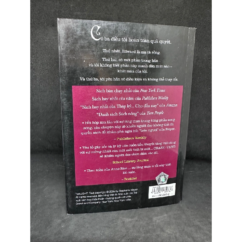 [Phiên Chợ Sách Cũ] Chạng Vạng, Stephenie Meyer, 2009 1304 SBM 446018
