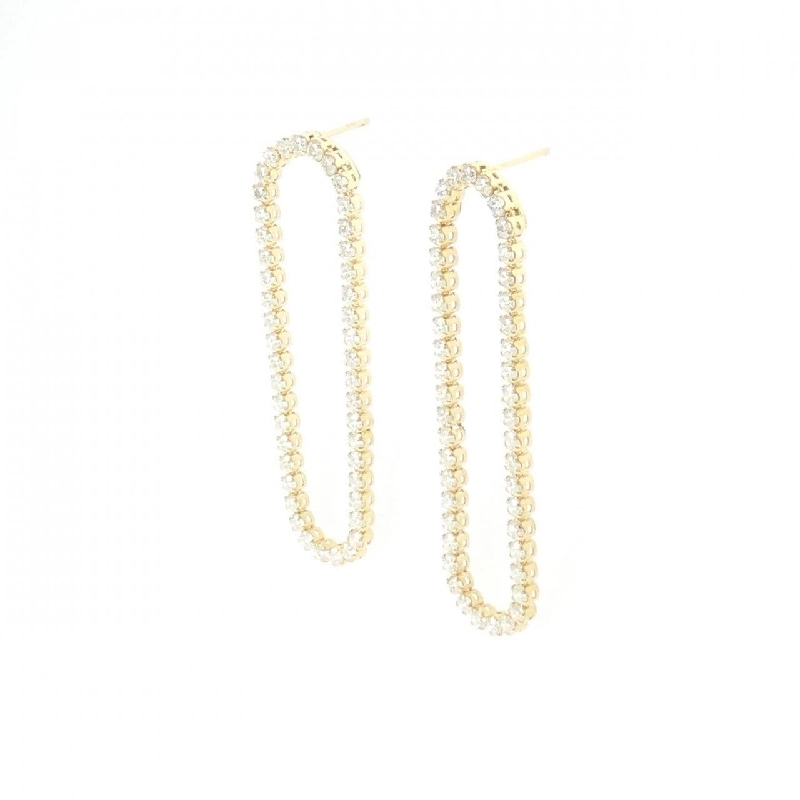 K18YG Bông tai kim cương 2.00CT - Hàng hiệu Chính hãng 866937