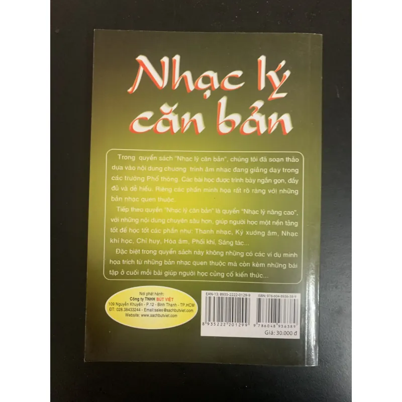 (Sách cũ) Nhạc lý căn bản - Nguyễn Hạnh  972988