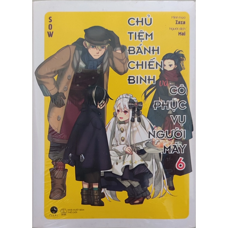 Truyện chữ chủ tiệm bánh chiến binh và cô phục vụ người máy tập 6 - còn mới 551501