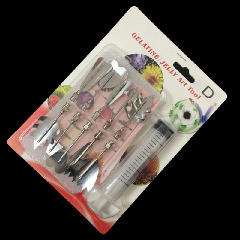 Bộ 10 dụng cụ làm thạch rau câu 3D - Bộ nhập khẩu - Tặng kèm xi lanh – Mã số 1000 335406