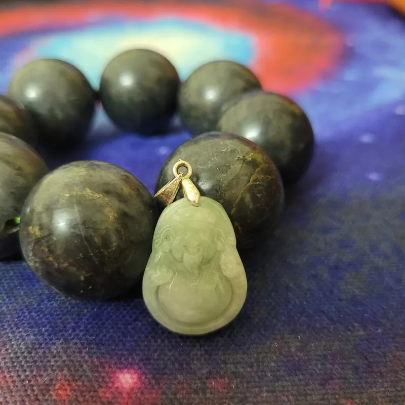 Mặt ngọc phỉ thúy Ngài Thần Tài phương Đông 711590