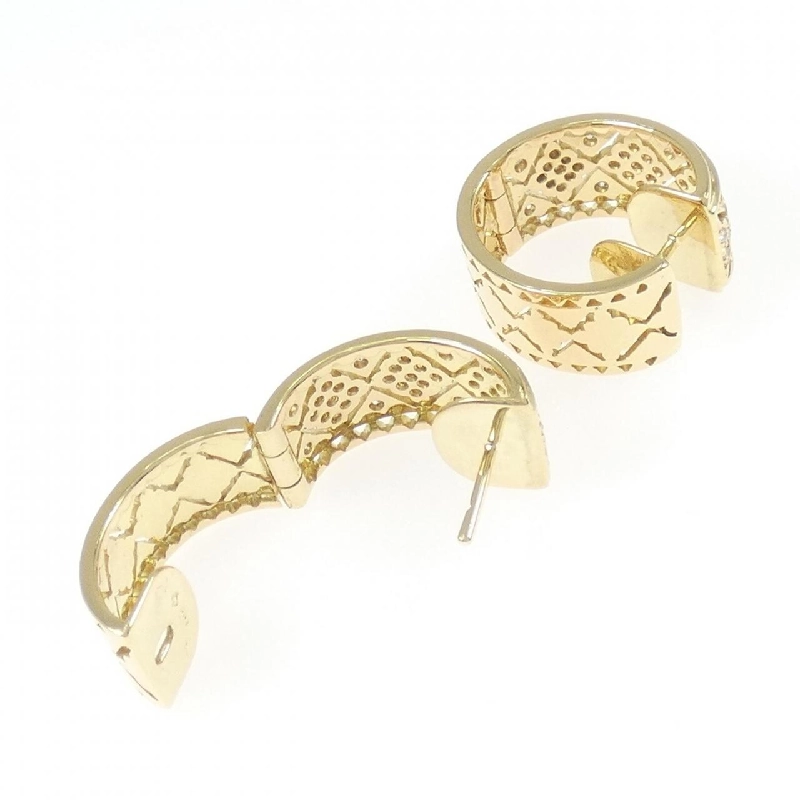 Bông tai kim cương 750YG - Hàng hiệu Authentic 875647