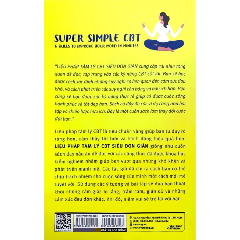 Liệu Pháp Tâm Lý CCBT Siêu Đơn Giản - 6 Kỹ Thuật Cải Thiện Tâm Trạng Ngay Lập Tức - Matthew McKay PhD, Martha Davis PhD 187189