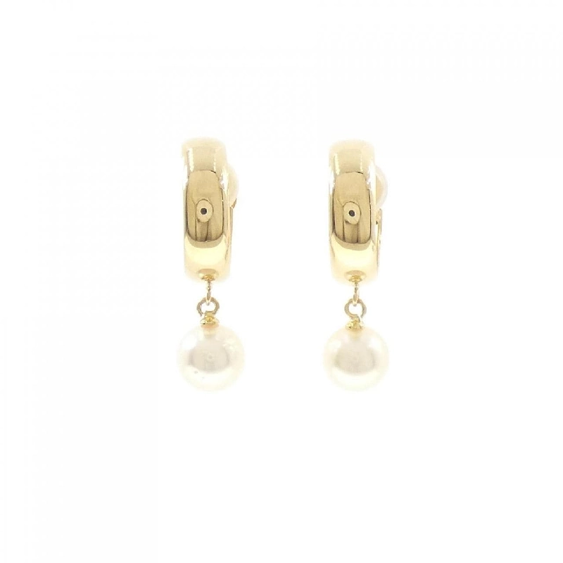 K18YG Bông tai ngọc trai Akoya 6.8mm - Hàng hiệu Chính hãng 871634