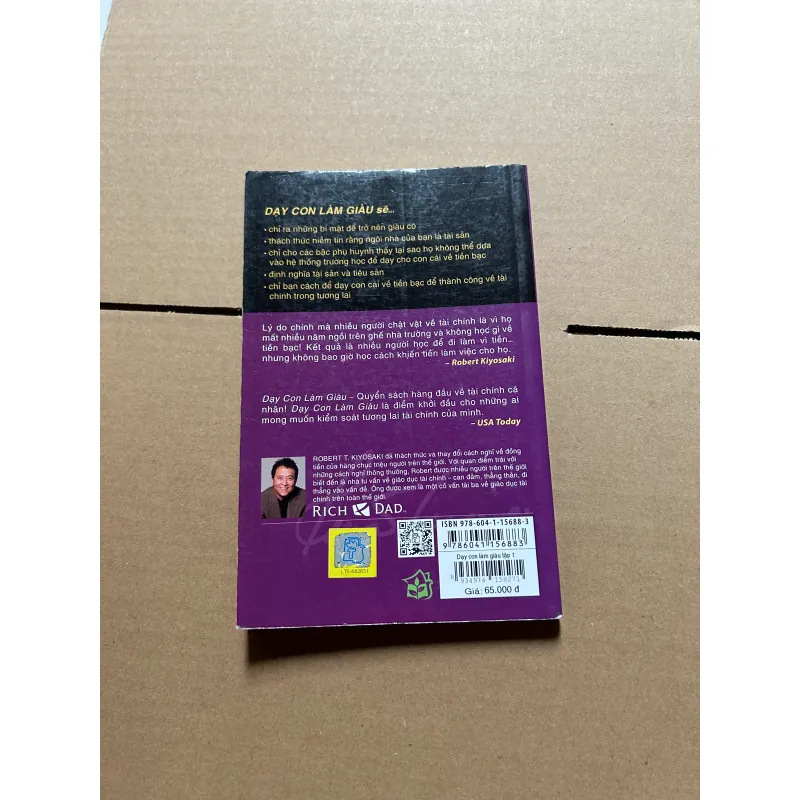 Dạy con làm giàu 1 - để không có tiền vẫn tạo ra tiền 1042051