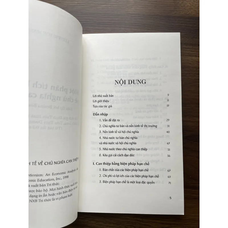 Ludwig von Mises Lược khảo & Một phân tích kinh tế về chủ nghĩa can thiệp 933996