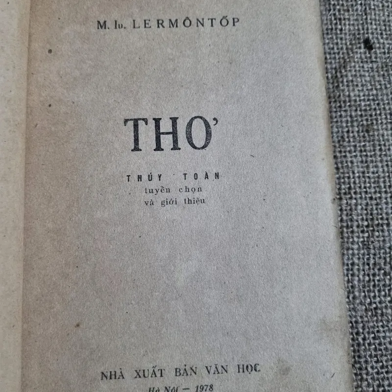 Thơ Lermontov - 1978  730501