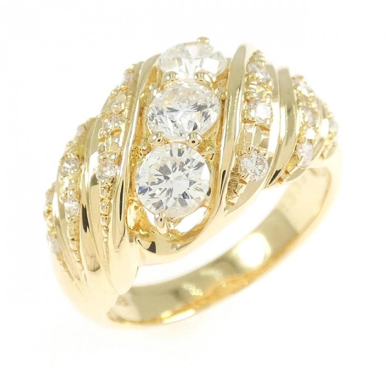 Nhẫn kim cương K18YG 1.005CT 669074