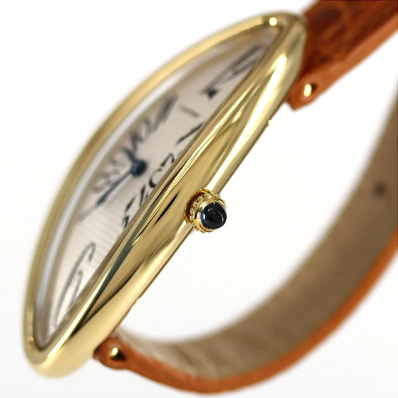 Cartier Baignoire Allongée MM YG W1534636 YG Quartz - Hàng hiệu Chính hãng 874613