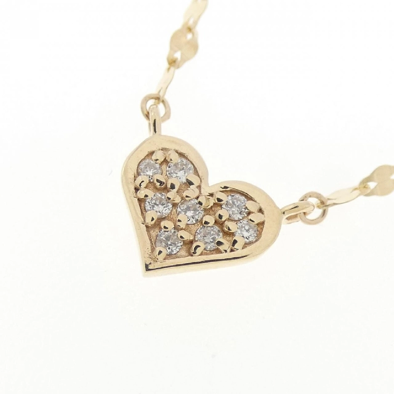 K10YG Dây chuyền kim cương hình trái tim 0.04CT - Hàng hiệu Chính hãng 862766