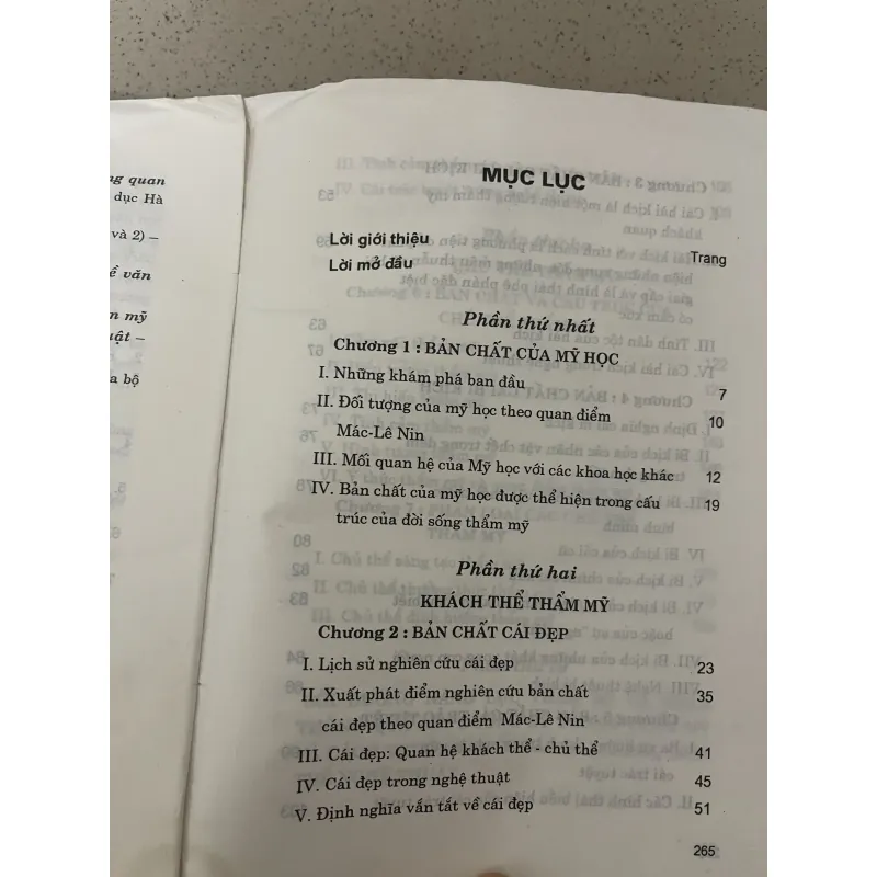 MỸ HỌC ĐẠI CƯƠNG  786598