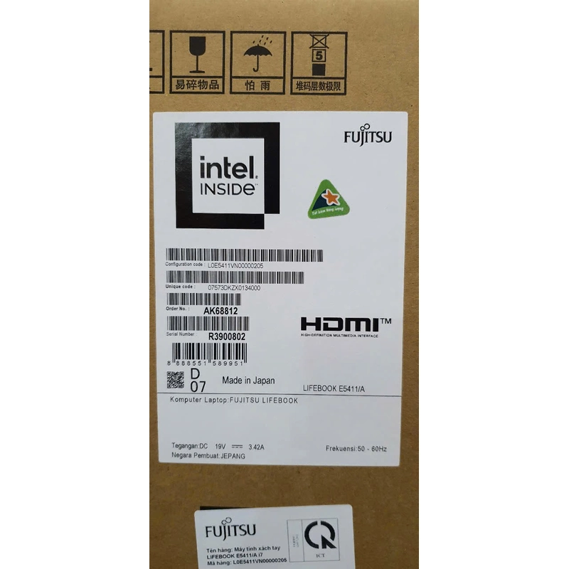 Laptop Fujitsu made in Japan chính hãng mới 536782
