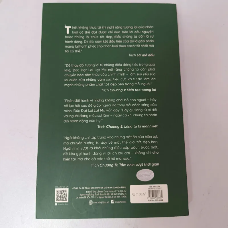 Tầm Nhìn Của Đức Đạt Lai Lạt Ma Về Thế Giới - Daniel Goleman (sách mới) 1021152