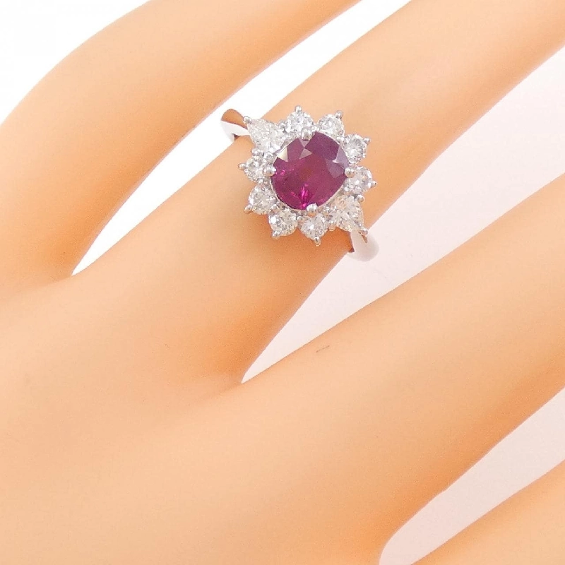 Nhẫn Ruby PT 1.22CT 672454