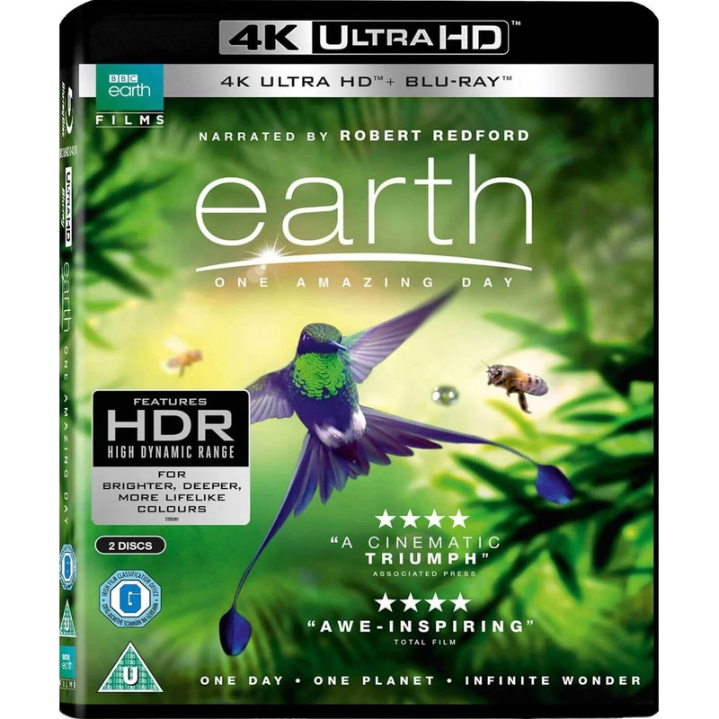 Đĩa BluRay phim tài liệu Earth One Amazing Day 2017 UltraHD 4K 2160p 531953