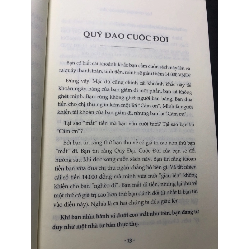 Lập trình quỹ đạo cuộc đời 2019 mới 85% bẩn nhẹ bụng sách note viết xanh trang đầu Kiên Trần HPB1507 KỸ NĂNG 916352