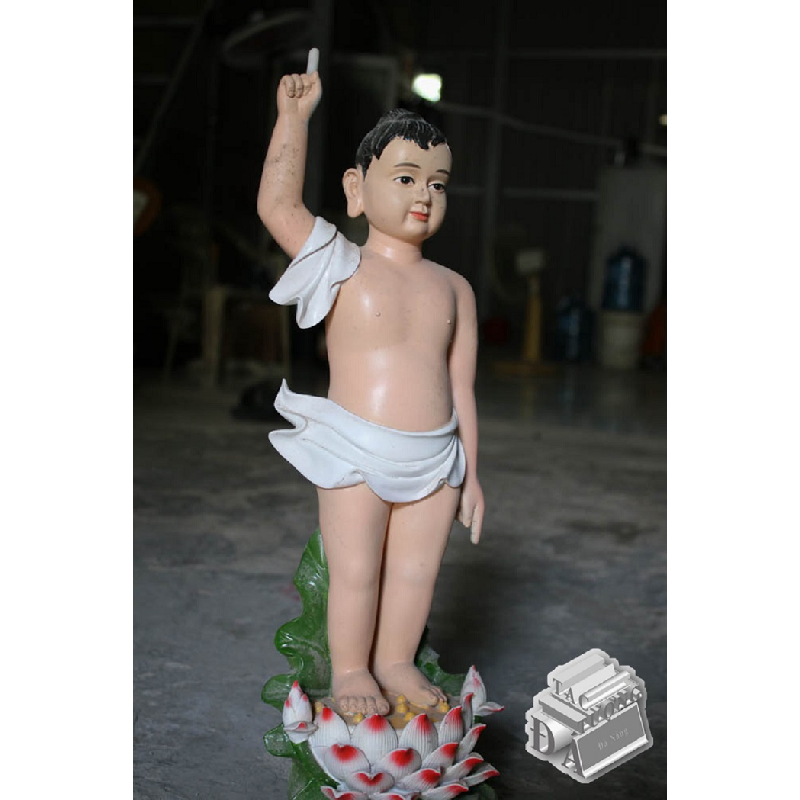 Tượng Tiểu Đồng Tử Cao 1m1 Bằng Đá - Điêu Khắc Đá Mỹ Nghệ Minh Giang 3530