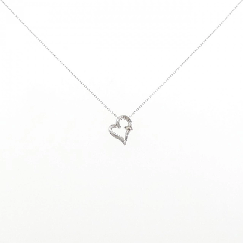 K10WG Dây chuyền kim cương hình trái tim 0.02CT - Hàng hiệu Chính hãng 865687