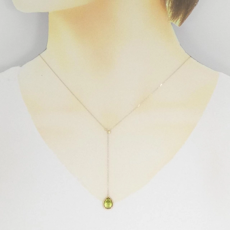 K10YG Peridot Necklace - Hàng hiệu Authentic 862199