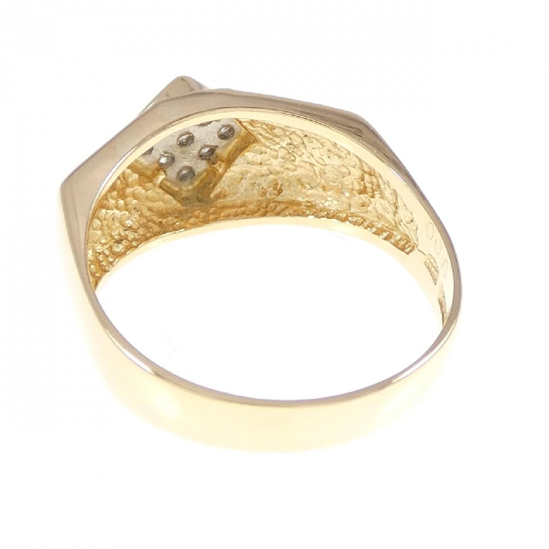 Nhẫn kim cương K18YG/PT900 0.08CT 671931