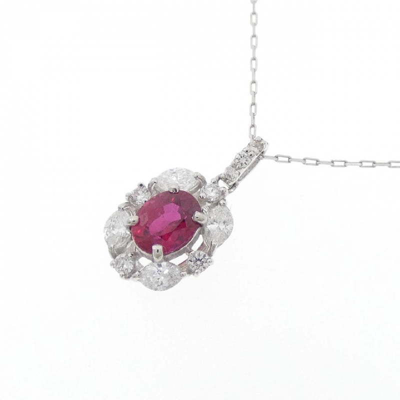 Dây chuyền ruby PT900/PT850 0.33CT - Hàng hiệu Chính hãng 867318