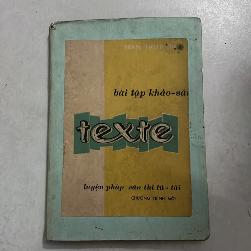 Bài tập khảo sát pháp văn - Trần Thừa Dụ 503604