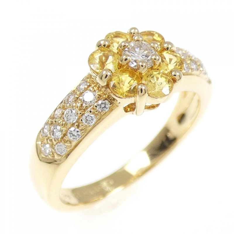 Nhẫn Sapphire K18YG 0.60CT 673005