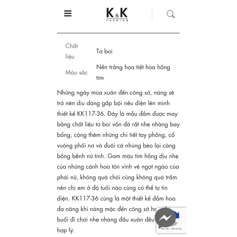 Đầm dạo phố K & K, size L 756338