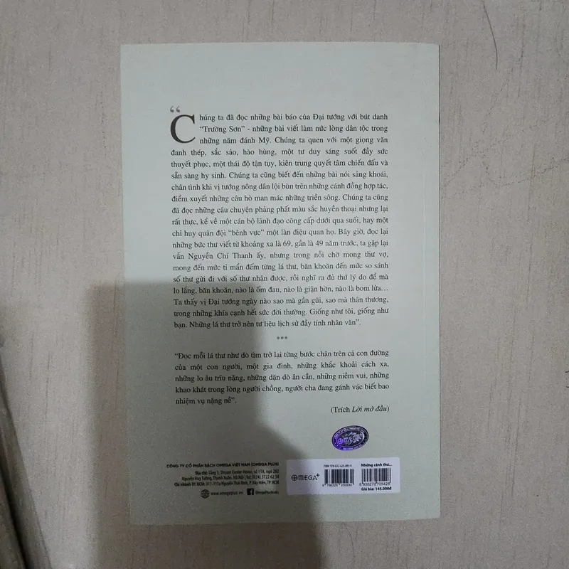 Sách Những cánh thư ra Bắc vào Nam mới 95% 524657