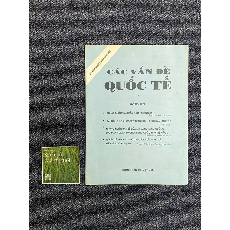 Các vấn đề quốc tế - Q2/1998 276144