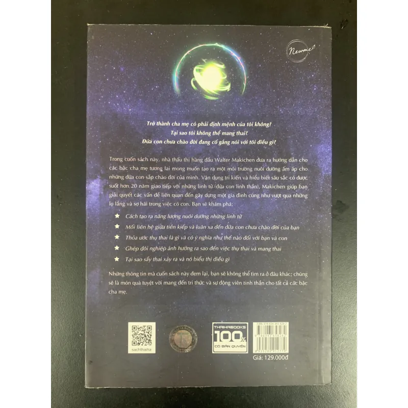 (Sách cũ) Linh tử - Giao tiếp với đứa con định mệnh - Walter Makichen - Thanh Huyền dịch  930036