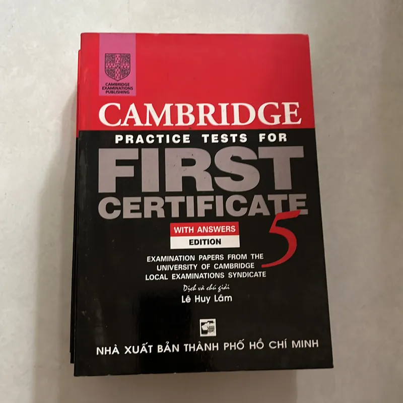 Cambridge Practice tests for First Certificate (5 cuốn) 559027