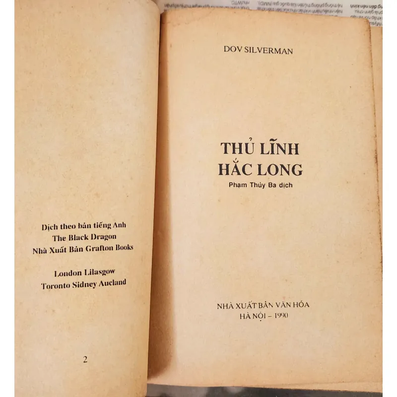 Trọn bộ 2q tiểu thuyết THỦ LĨNH HẮC LONG - Dov Silverman (696 trang) 993054