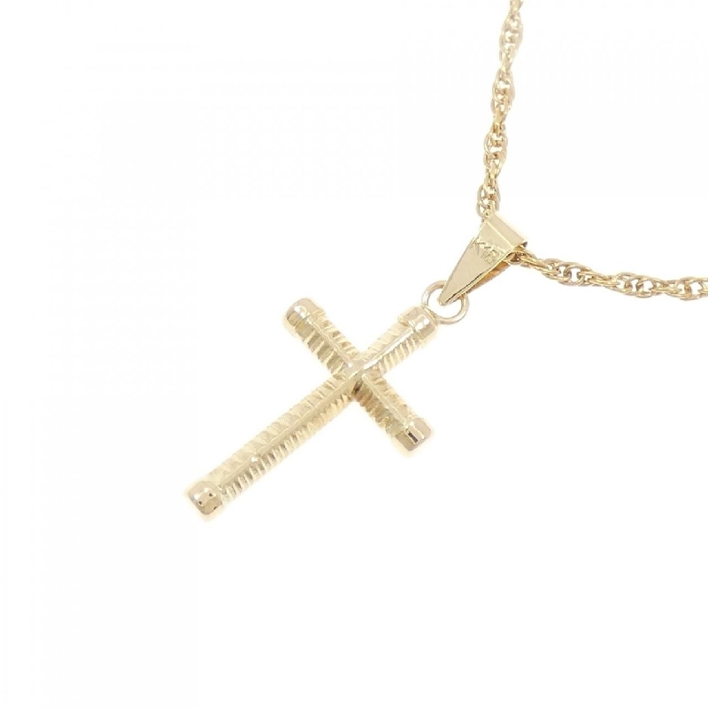 K18YG Dây chuyền hình chữ thập - Hàng hiệu Chính hãng 858416